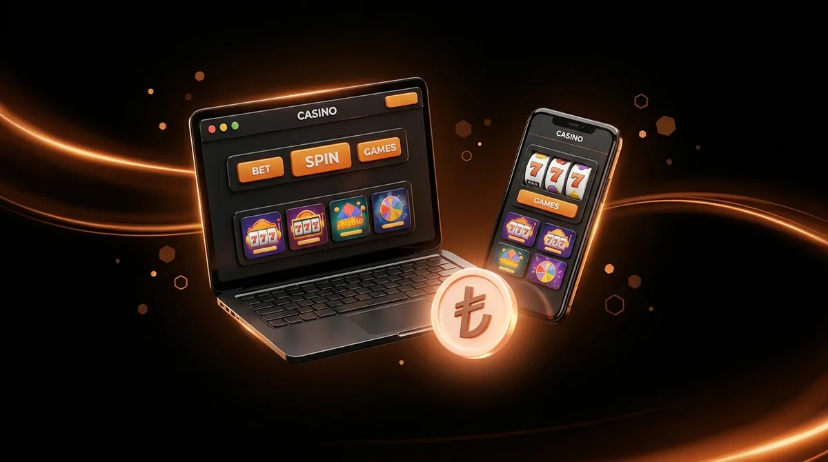 EnjerBet casino arayüzü — masaüstü ve mobil görünüm